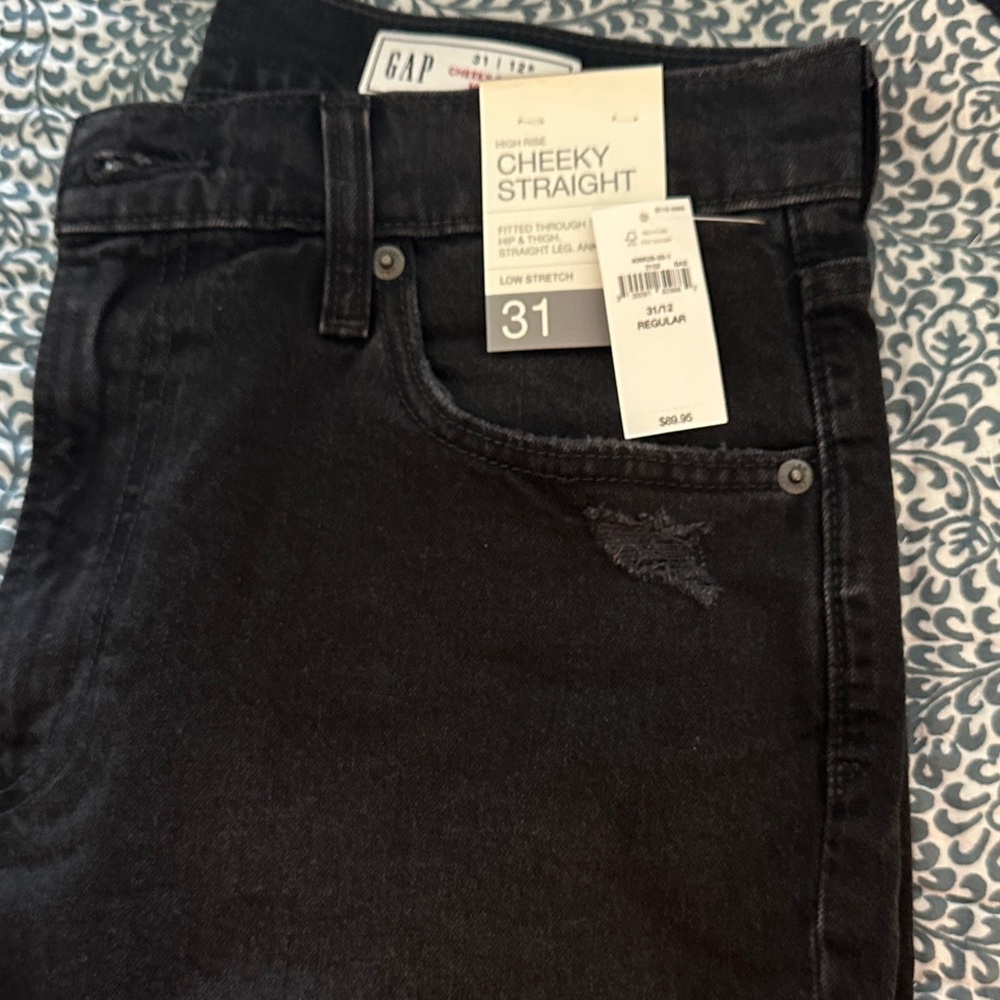 GAP Dark Wash Cheeky Straight Jeans